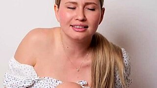 In The Country Ranch, An Ordinary Blonde Babe Reveals Her Wet Pussy Secrets