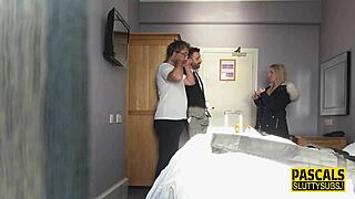 Busty Blonde Submissive Pussy Pounded Hard