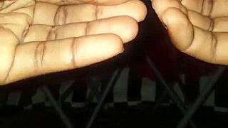 I prepare my body with ice for a thrilling encounter