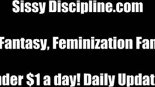 you're going to make the prettiest little 18+ sissy girl with humiliation