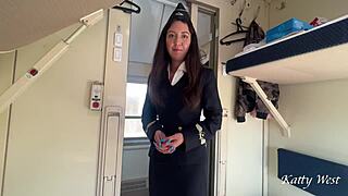 i called the conductor on the train to my compartment and fucked her bent over while she was on a break.