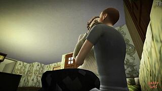 sleepy russian stepmother and horny stepson in homemade episode