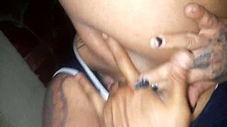 Skinny pornstar begs for fucking her tight slippery pussy