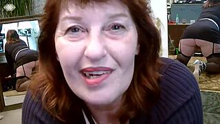 Dawnskye1962 teases with dirty talk in fishnet thigh highs and heels