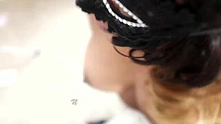 i gave her a sensual blowjob but messed up the facial aim