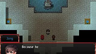 harem in another world game features a rainy date with cute characters.