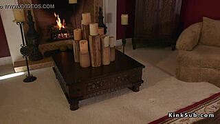 Big tits redhead fucks redhead's ass anally