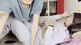 horny neighbor wants me to fuck her, i cum in her hair