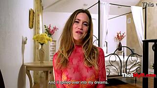 spotlight on the natural milf aderes quin riding cock in cowgirl 😋