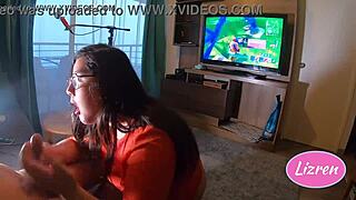 Can She Handle Sucking While Winning Fortnite?