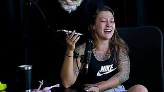 i did a sensual stripper showin my tits after sayin i never suggested a trans and losin my virginity - flor de damiana in sheer red