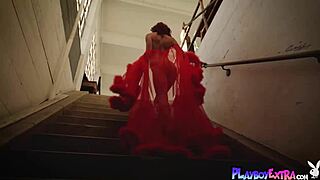 Skinny Redhead Teen Dancer Madeline Amour Introduces Her Flexible Body!