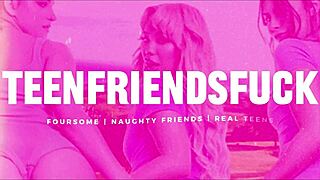 Wild times with best friends kissing and deepthroating. 😏