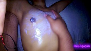 Hermanastra Curvy Latina Gets Sexy Massage, Turns Into Slutty Assfucking Amateur