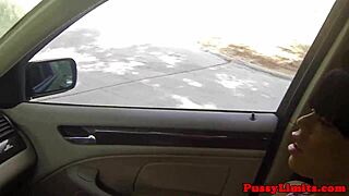 Leashed skank gets brutally pounded doggystyle hard