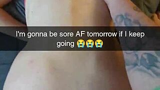 cheating amateur yoga milf fucks fitness instructor on snapchat cucked and creampied 😩