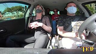 Latina Katharine Madrid In Public Car Ride With Tony Tigrao