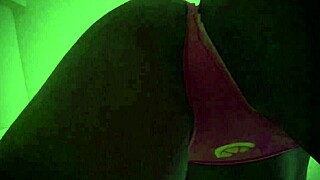 Petite Ebony Girl Twerks Her Ass Hard!