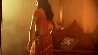 Indian mature brunette tries arousing her man solo
