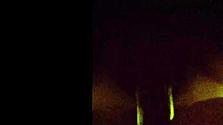 I entered the room while she was getting dressed.