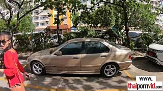 Hot Big Boobed Amateur Thai Teen Polly Pouncing On A Big European Cock