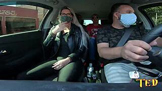 Latina Katharine Madrid In Public Car Ride With Tony Tigrao
