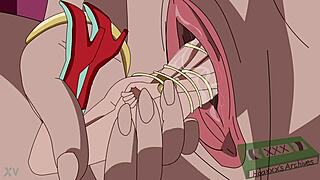 giganta dominates wonder woman in solo femdom masturbation session