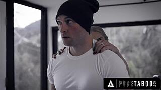 Ambitious Wife Sarah Vandella Motivates Best Player With Sloppy Sex In Office