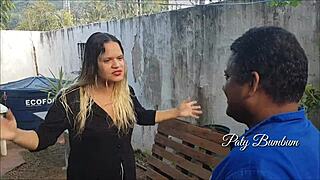 Latina pays water meter guy with ass 😏