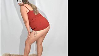Thick model photoshoot before fucking