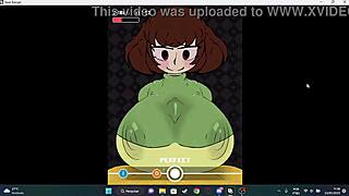 Chara gives delicious blowjob to big cock.