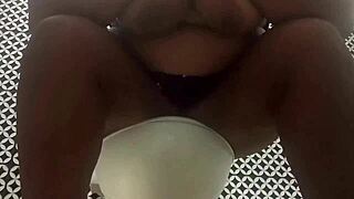 I got horny in the church bathroom with curvy big tits amateur chubby