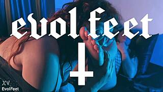 My feet dominate in this fetish scenario