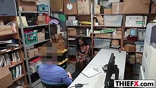 daya knight, you gonna pay with those boobs for stealing at work?