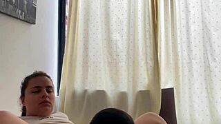 We found the neighbor's phone and left a lesbian surprise.