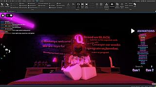 Watch this white roblox girl get blacked by big black cock