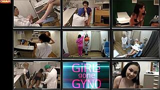 Misty addams gets anal fingering in latex gloves.