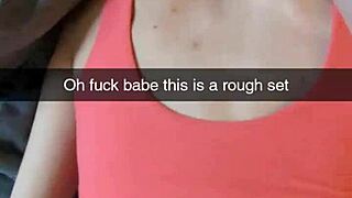 cheating amateur yoga milf fucks fitness instructor on snapchat cucked and creampied 😩