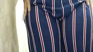 Indian Girl Riya Thakur Bathes And Makes Video For Boyfriend