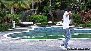 Busty teen Josie Tucker rides big cock in missionary position