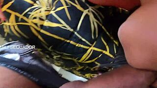 Mother In Law Gives Sloppy Wet Blowjob To Stepson