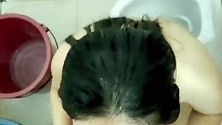 wife cheats with driver in bathroom for deepthroat