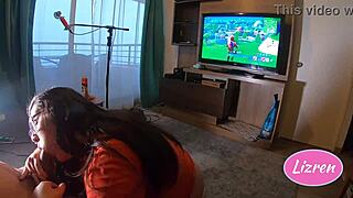 Can She Handle Sucking While Winning Fortnite?