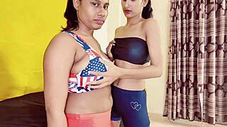 Girlfriend Brings Tinder Slut For Wet Threesome Facial