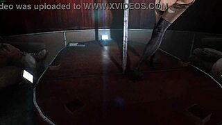 big tits undressing while dancing, ripping clothes