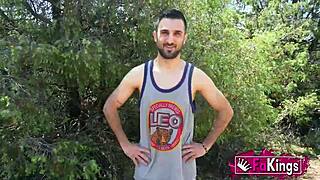 Young Babe Feels Excited During Outdoor Public Encounter