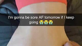 cheating amateur yoga milf fucks fitness instructor on snapchat cucked and creampied 😩