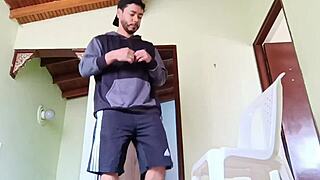 I come home from exercising and masturbate deliciously alone