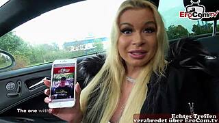 Wow, tiny 150cm German fitness model bangs huge guy at Erocom date!