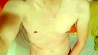 a skinny girl masturbates using her new hat in usa